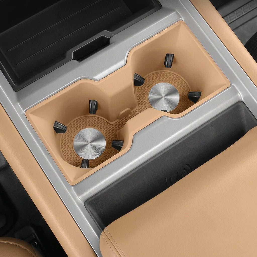 Additional product photo of Center Console Cup Holder Non-Slip Silicone Pad for Defender 110 (2025–2026)