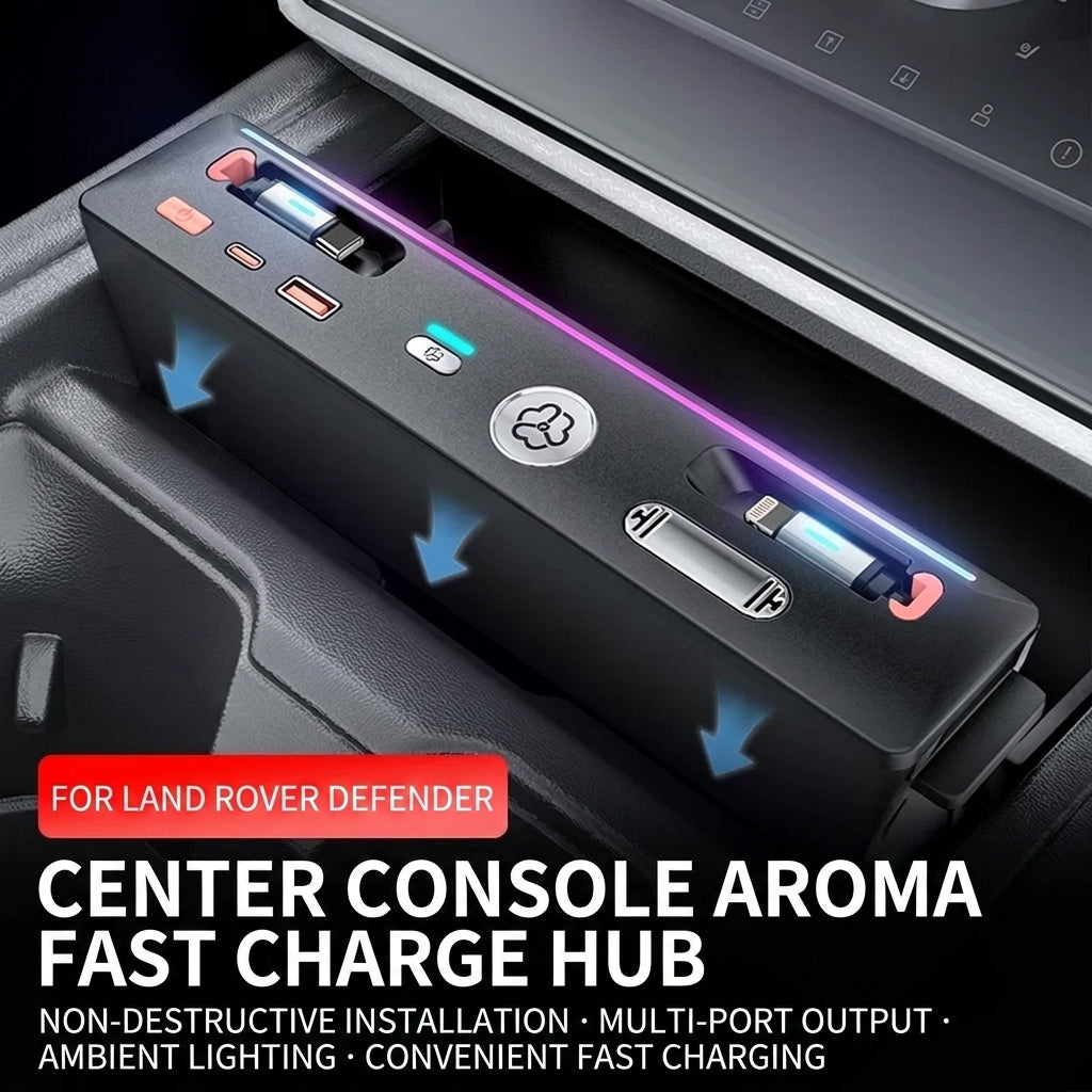 Product photo of Defender 90/110/130 Charging Dock with Ambient Light (2025–2026)