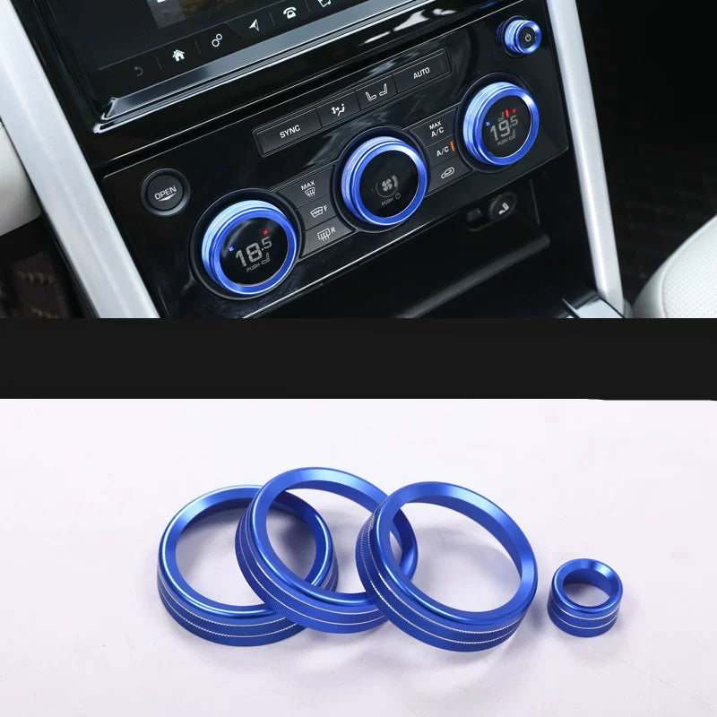 Additional product photo of Discovery 5 Center Console AC & Volume Dial Knob Rings (2017–2020)