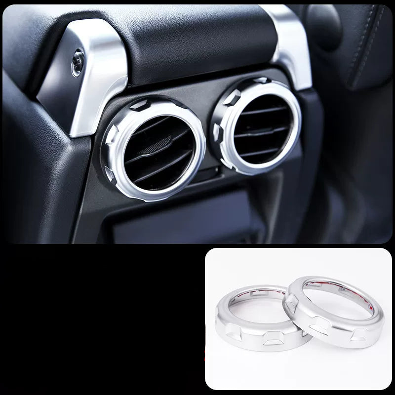 Product photo of 2010 Start Button Decal AC Knob Cover Set