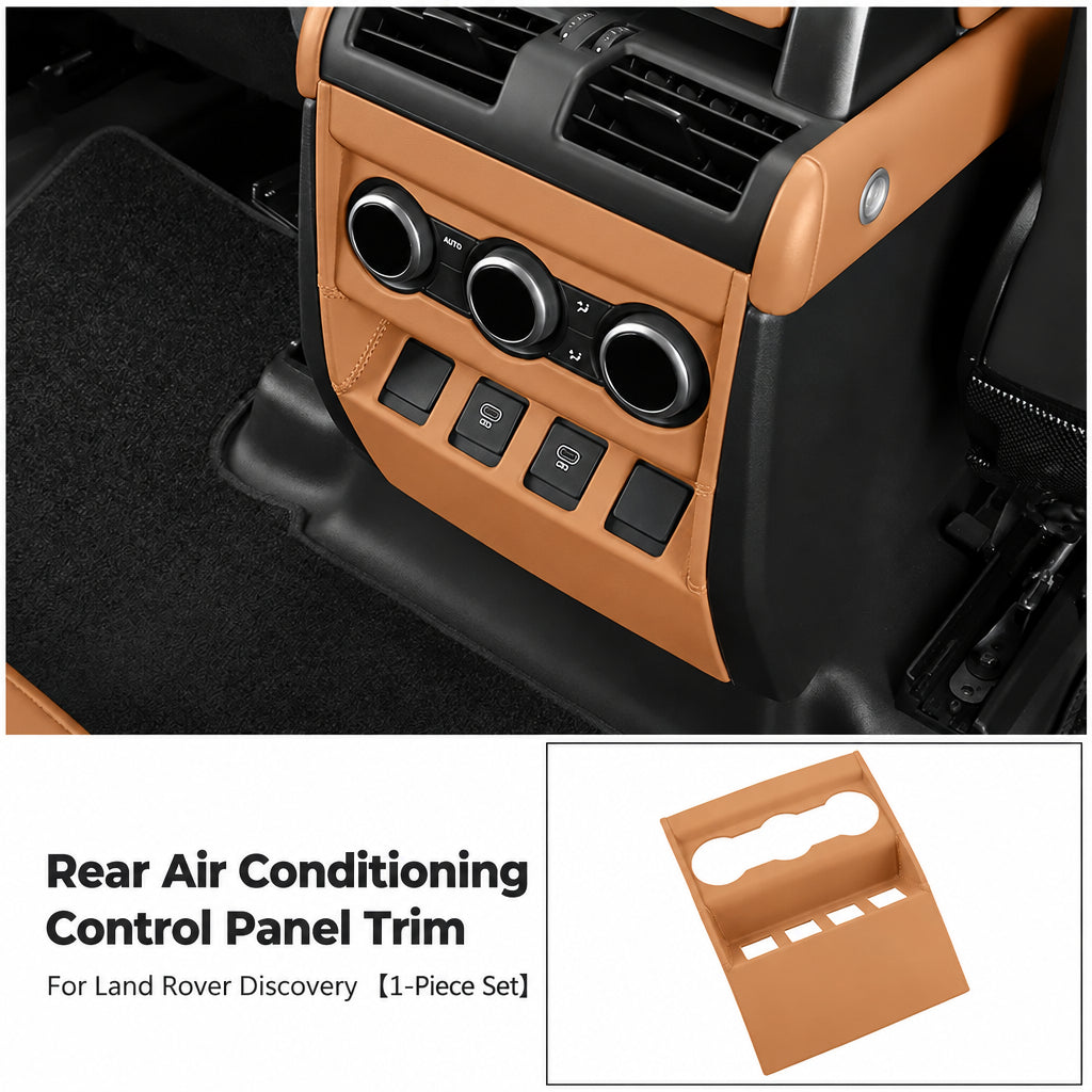 Additional product photo of Defender (2020-2026) Rear Air Vent Trim & Kick Plate, Leather-Look Interior Protection for 90