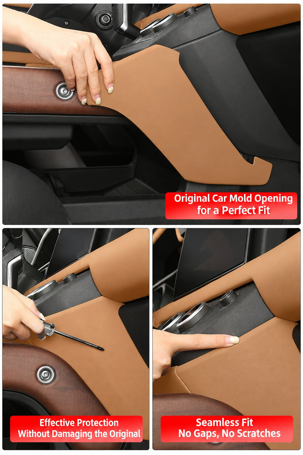 Compatible with 2020-2026 Defender 110/90 Console Knee Side Panels, Multiple Colors