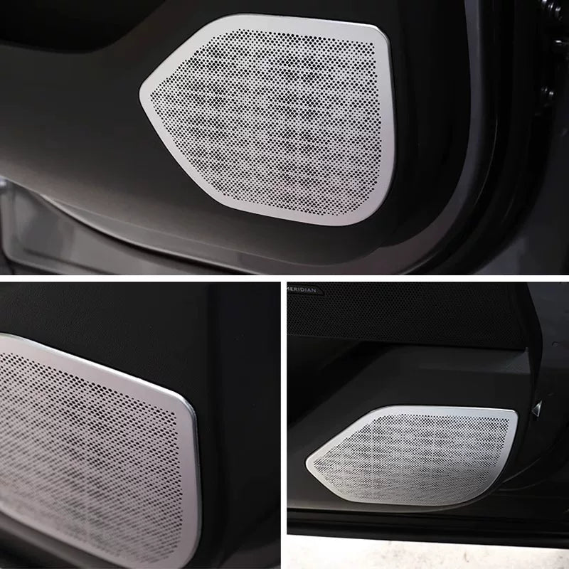 Additional product photo of Range Rover Velar A-Pillar Tweeter Speaker Grille Mesh Covers (2017–2026)