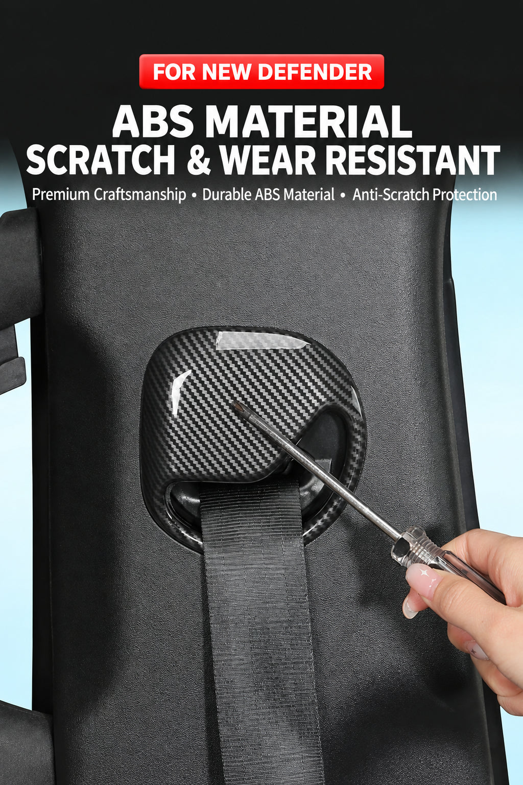 Durable ABS Material & Scratch Protection