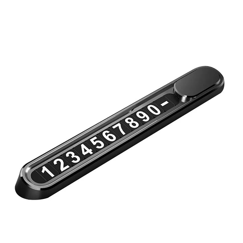 Additional product photo of Rotary Hidden Temporary Car Parking Phone Number Plate Card