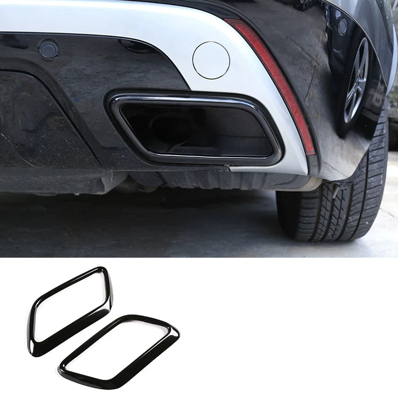 Additional product photo of Range Rover Velar SV-Style Quad Exhaust Tip Surrounds (2017–2023)