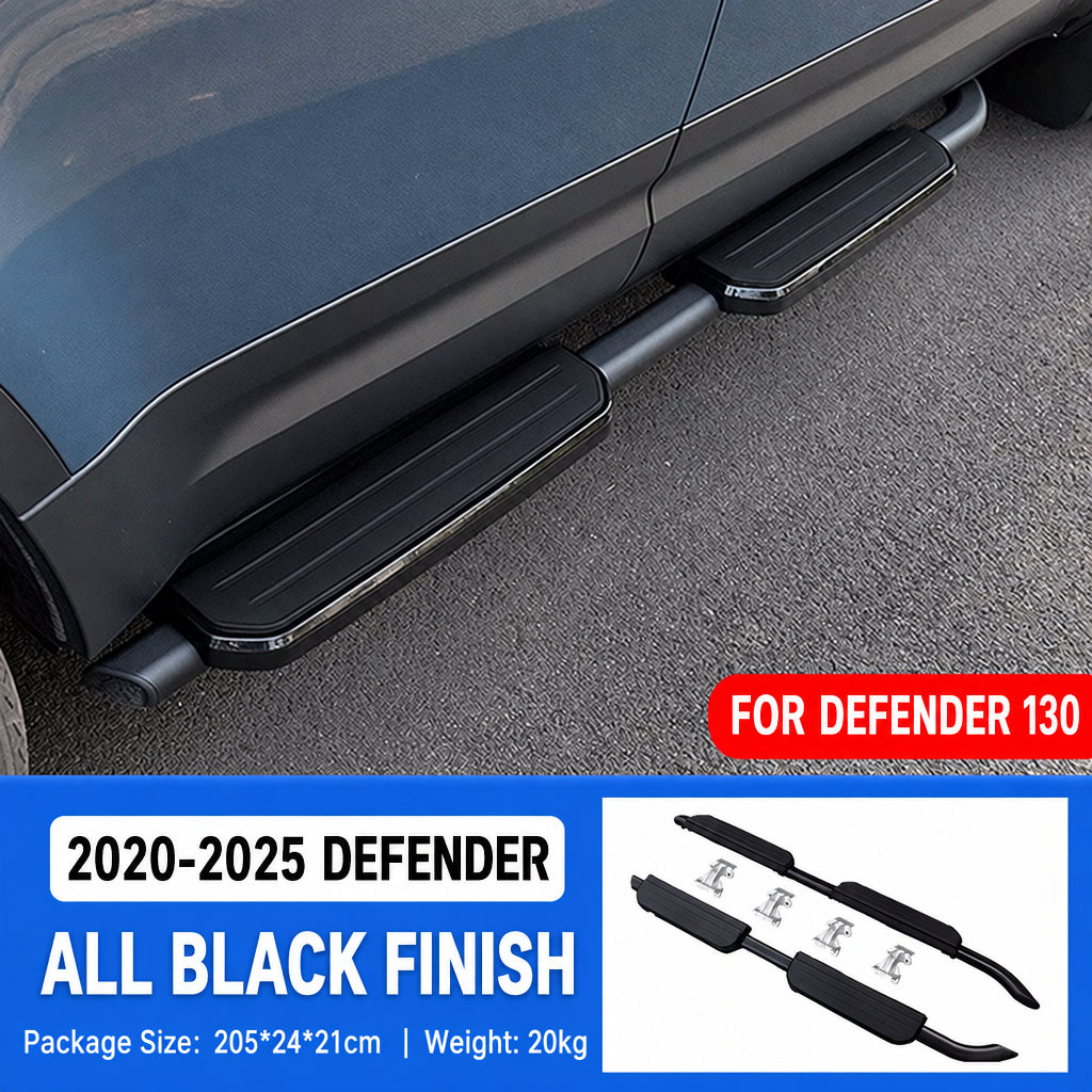 Compatible with 2020-2026 Defender 90/110/130 Heavy-Duty Fixed Side Steps Running Boards
