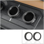 Additional product photo of Defender 90/110/130 Console AC & Volume Dial Knob Accent Rings (2020–2026)