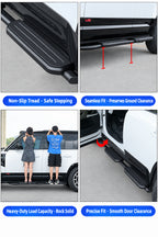 Compatible with 2020-2026 Defender 90/110/130 Heavy-Duty Fixed Side Steps Running Boards
