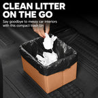 Leather Car Trash Can and Storage Box, Compatible with Defender, Range Rover Sport and Range Rover