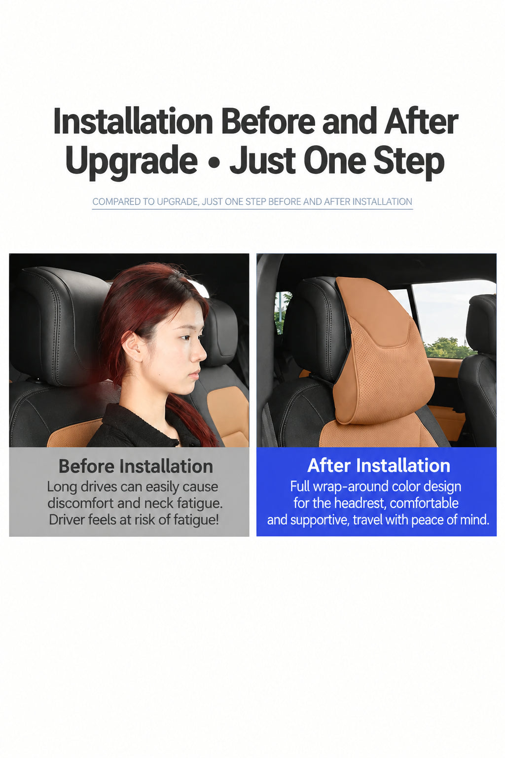 Compatible with 2020-2026 Defender 90/110/130 Car Headrest Seat Neck Support Pillow