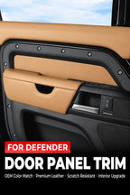 Compatible with 2020-2026 Defender 90/110/130 Interior Door Panel Protective Trim