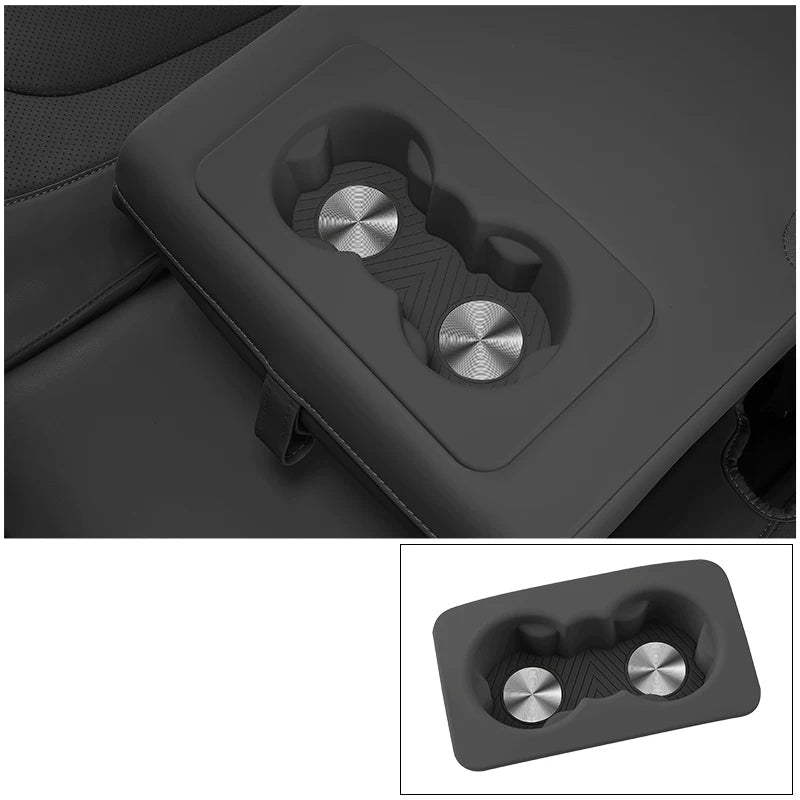 Additional product photo of Land Rover Defender, Range Rover & Discovery Rear Armrest Cup Holder Silicone Mat (2017–2026)