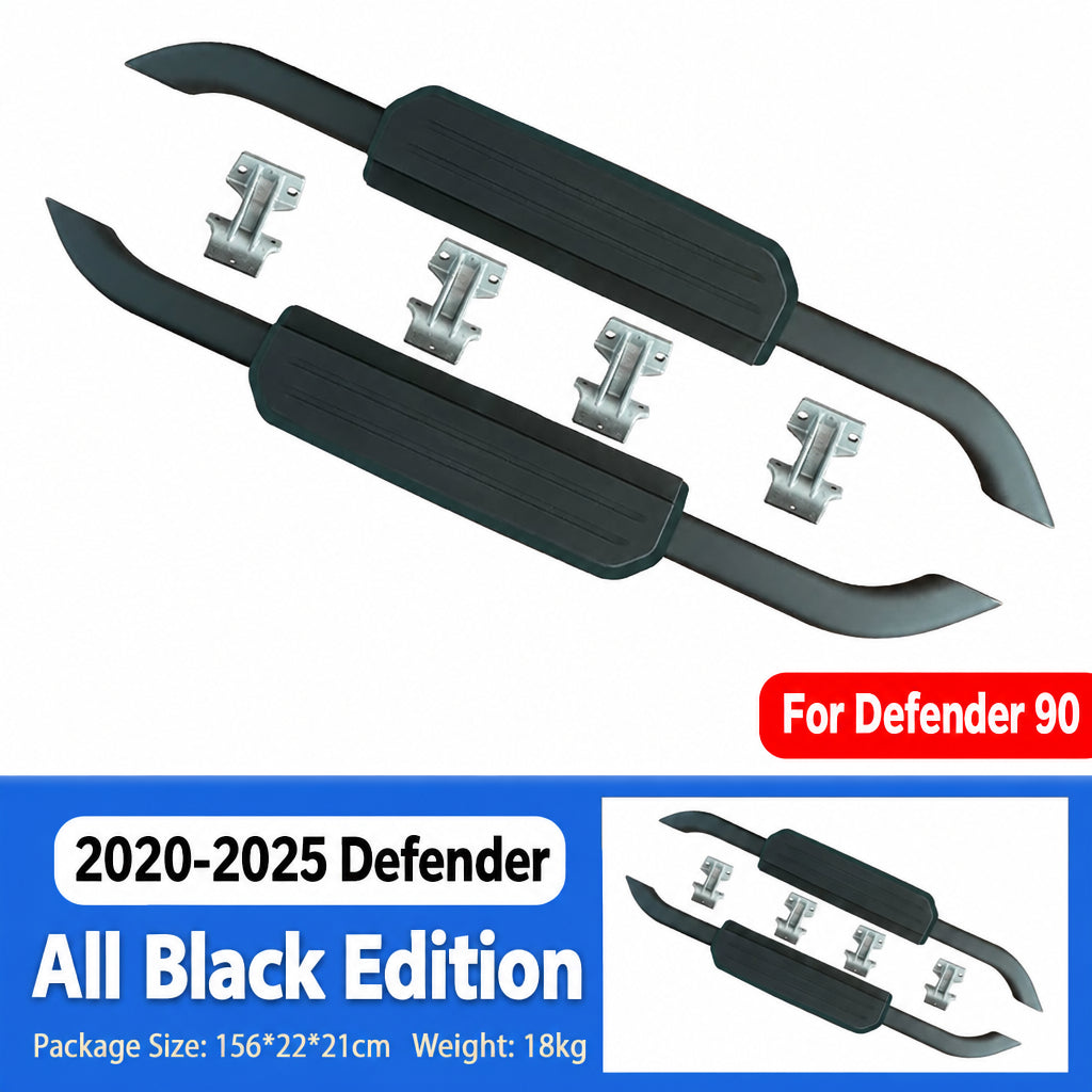 Compatible with 2020-2026 Defender 90/110/130 Heavy-Duty Fixed Side Steps Running Boards