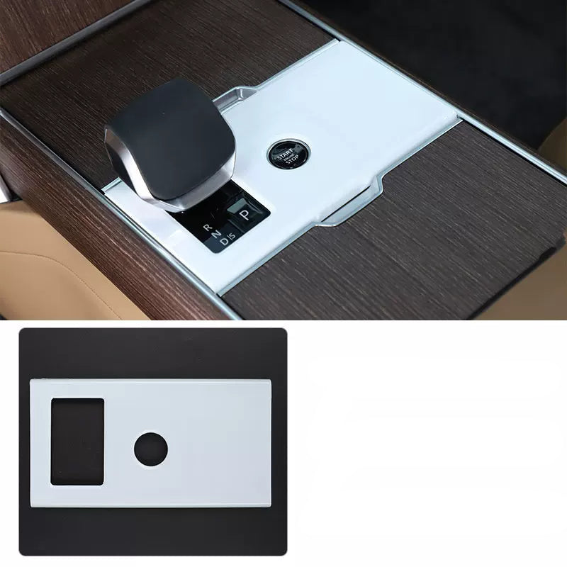 Additional product photo of 2024-2026 Range Rover Central Control Panel Gear Frame Protective Decorative Sticker