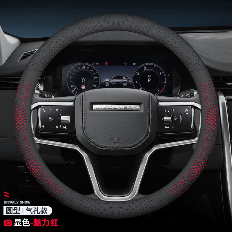 Additional product photo of Land Rover Defender, Range Rover & Discovery 5 Ultra-Thin Perforated Leather Steering Wheel Cover