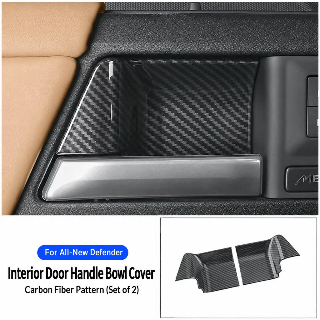 Compatible with 2020-2026 Defender 90/110/130 Inner Door Handle Bowl Covers