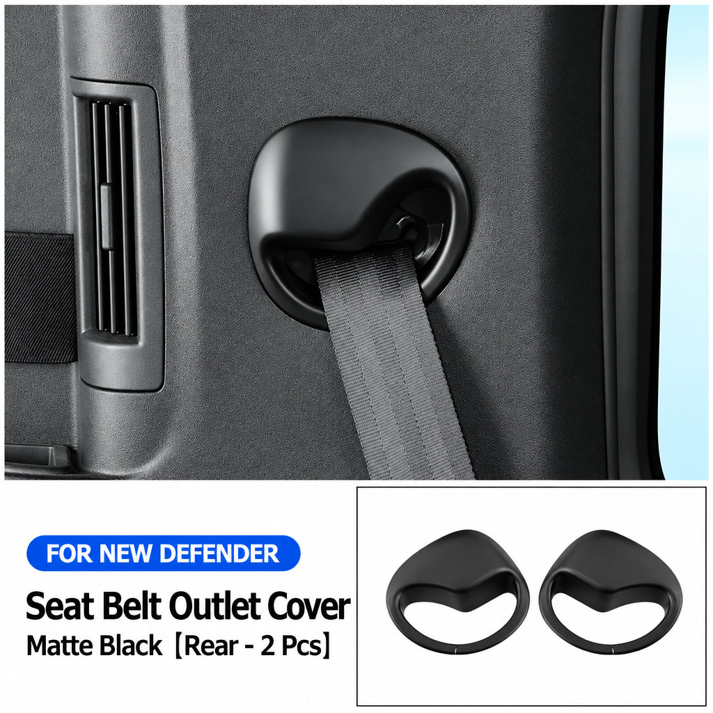 Compatible with 2020-2026 Defender 90/110/130 B-Pillar Seat Belt Decorative Cover Trim