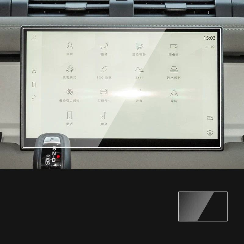 Additional product photo of Land Rover Defender 90/110 Rearview Mirror & Screen 9H Tempered Glass Screen Protector