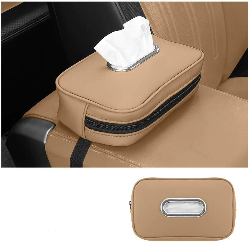 Leather Car Tissue Box - Full Model Lineup