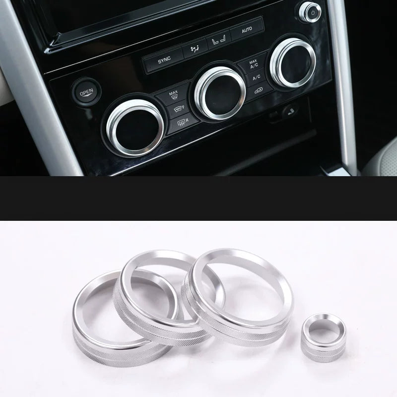 Additional product photo of Discovery 5 Center Console AC & Volume Dial Knob Rings (2017–2020)