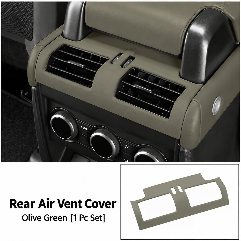 Additional product photo of Defender (2020-2026) Rear Air Vent Trim & Kick Plate, Leather-Look Interior Protection for 90