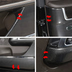 Compatible with 2017-2026 Discovery 5 Door Kick Panels, Carbon Fiber Pattern, 4 Pieces