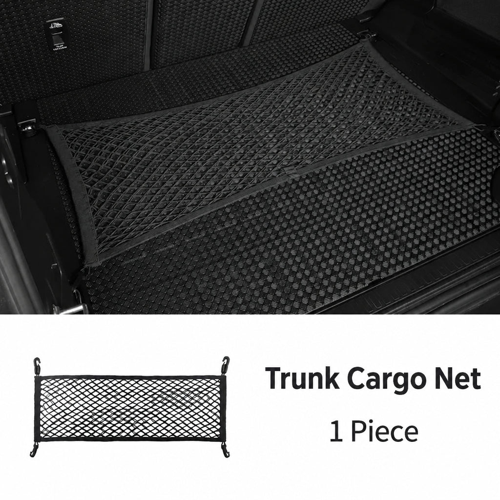Compatible with Range Rover, Defender, Discovery Double-Layer Trunk Cargo Net Organizer