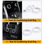 Discovery 5 (2021-2026) Center Console Knob Covers, Front & Rear AC and Volume Trim Rings