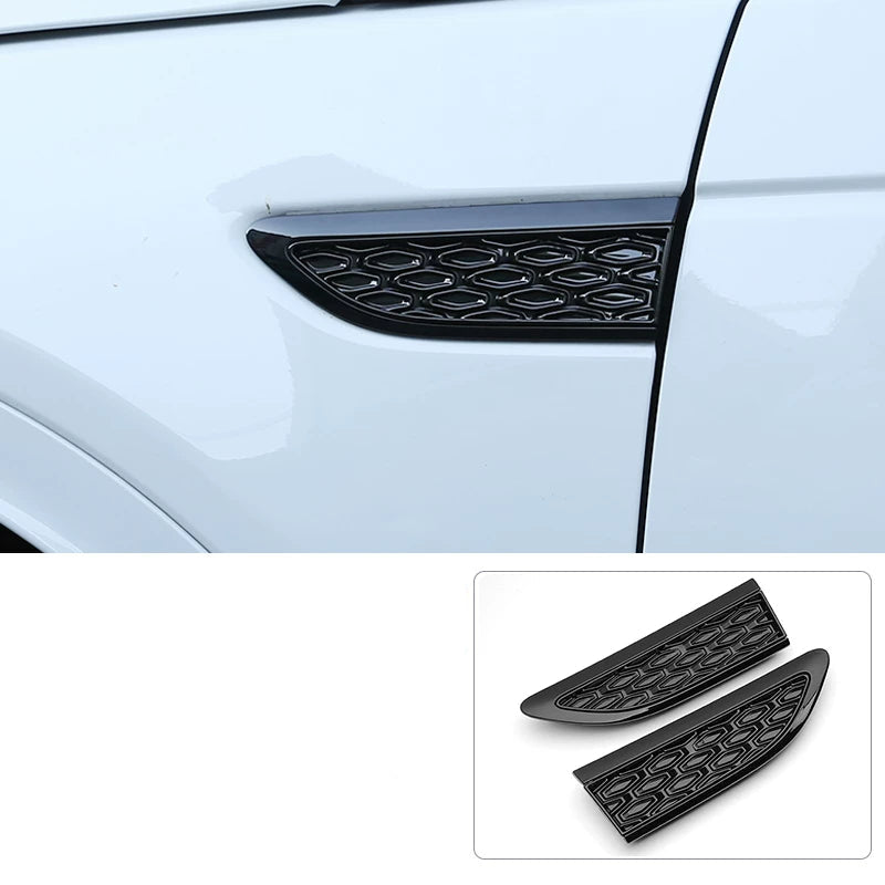 Additional product photo of Discovery Sport Gloss Black Honeycomb Side Fender Vents (2020–2024)