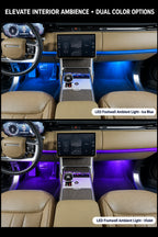 2023-2026 Range Rover & Sport LED Footwell Ambient Lighting Kit