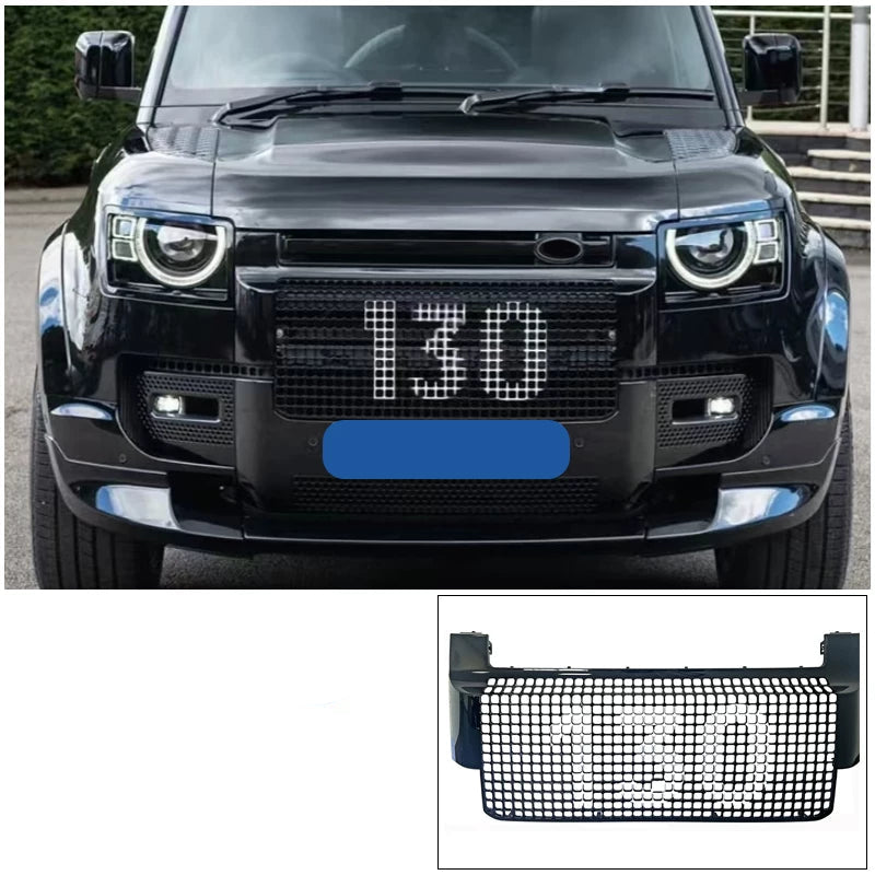 Additional product photo of Defender 90/110 Kahn-Style Honeycomb Front Grille Retrofit Kit (2020–2026)