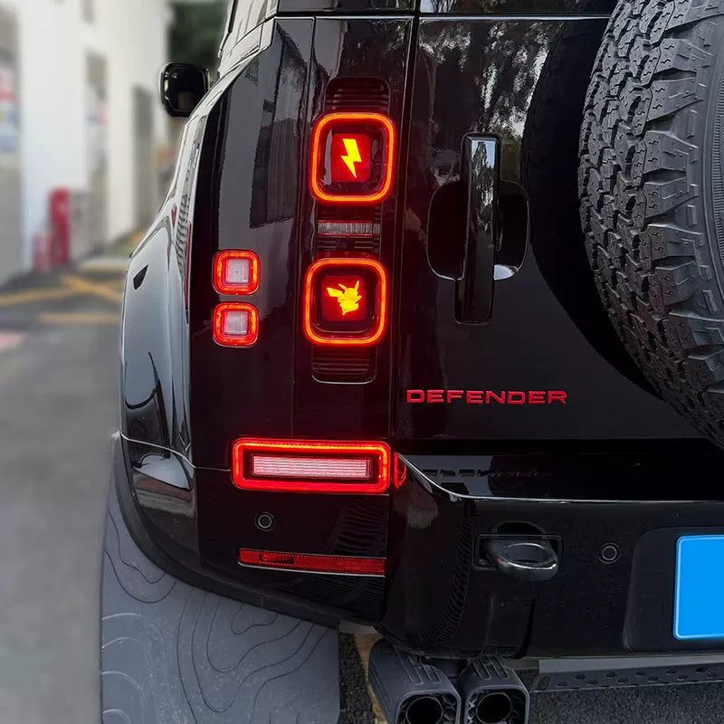 Compatible with 2020-2026 Defender 90/110/130 Creative Tail Light Decal Stickers