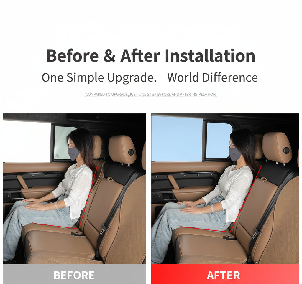Before and after installation comparison