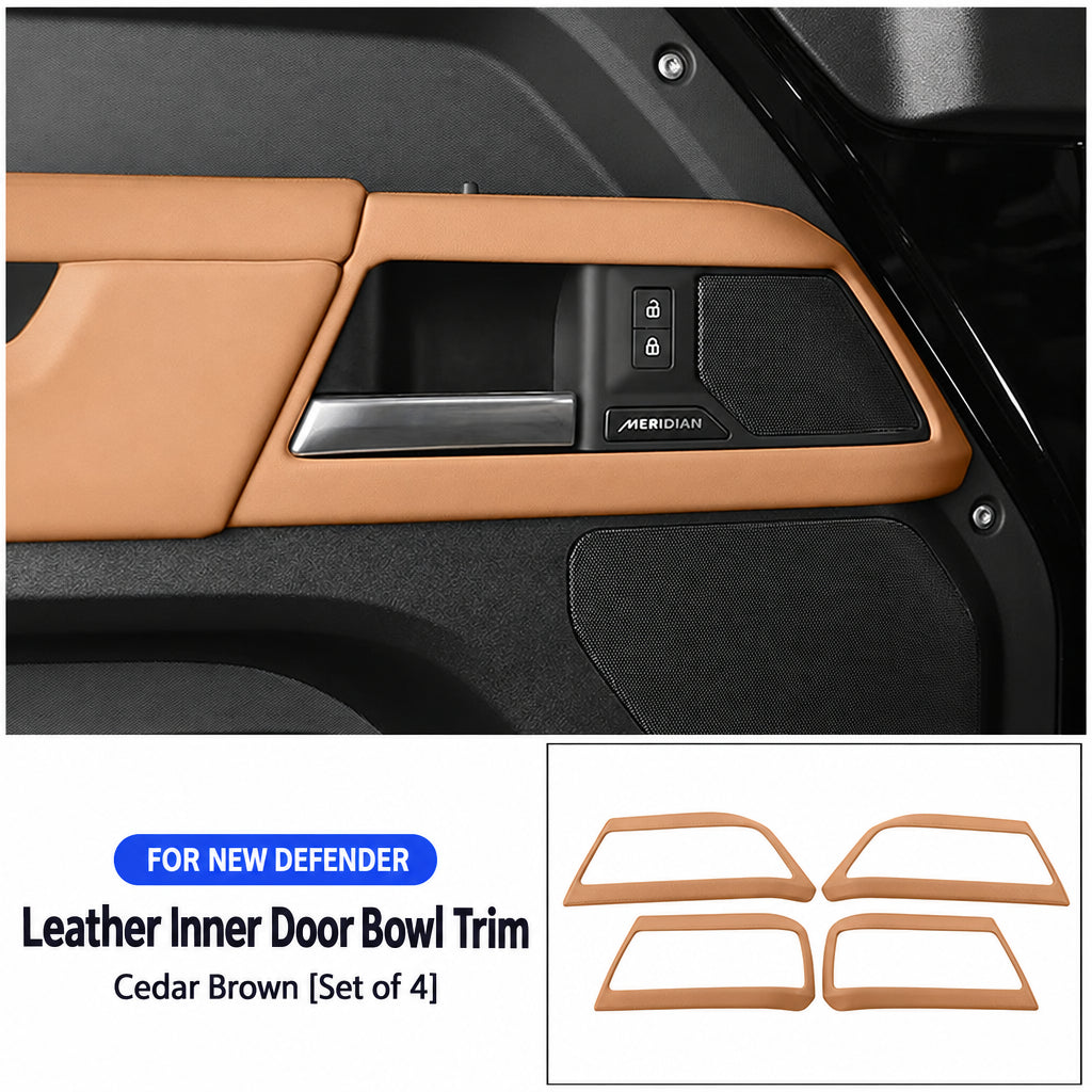 Compatible with 2020-2026 Defender 90/110/130 Interior Door Handle Bowl Frame Trim