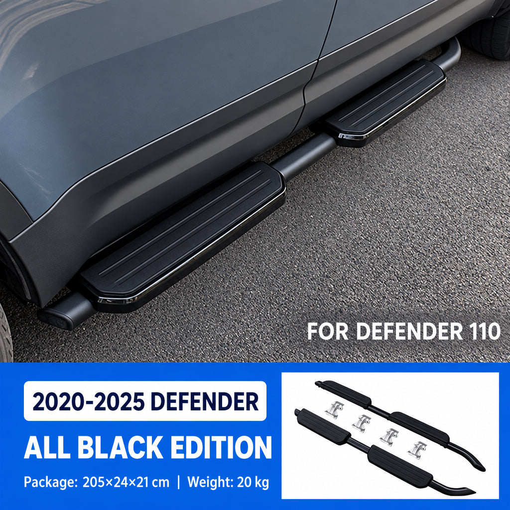 Compatible with 2020-2026 Defender 90/110/130 Heavy-Duty Fixed Side Steps Running Boards
