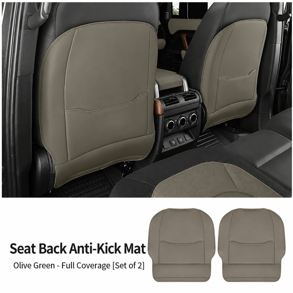 Compatible with 2020-2026 Defender 90/110/130 Seat Back Kick Pads