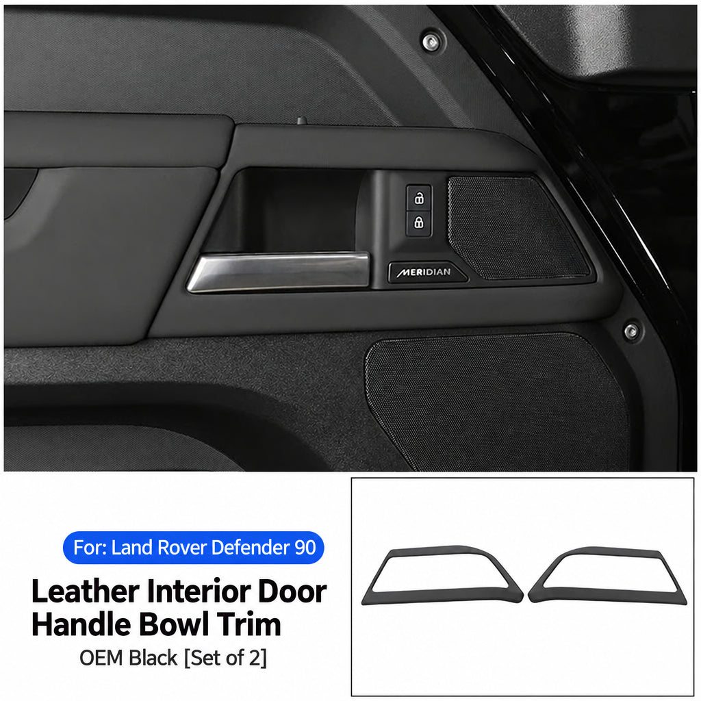 Compatible with 2020-2026 Defender 90/110/130 Interior Door Handle Bowl Frame Trim