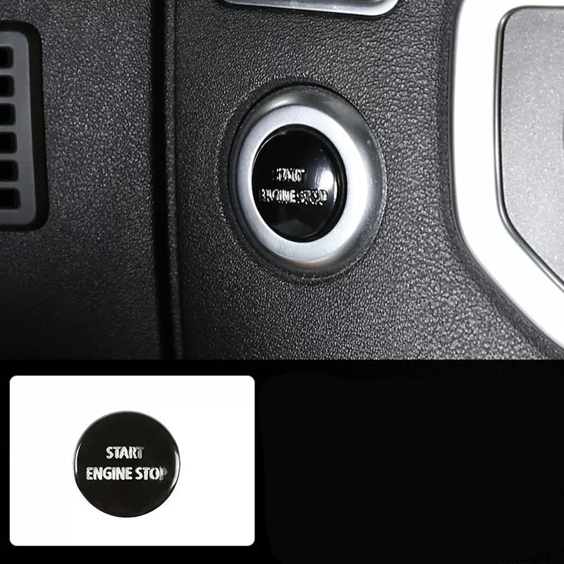 Additional product photo of 2010–2016 Discovery 4 Start Button Decal & AC Knob Cover Set