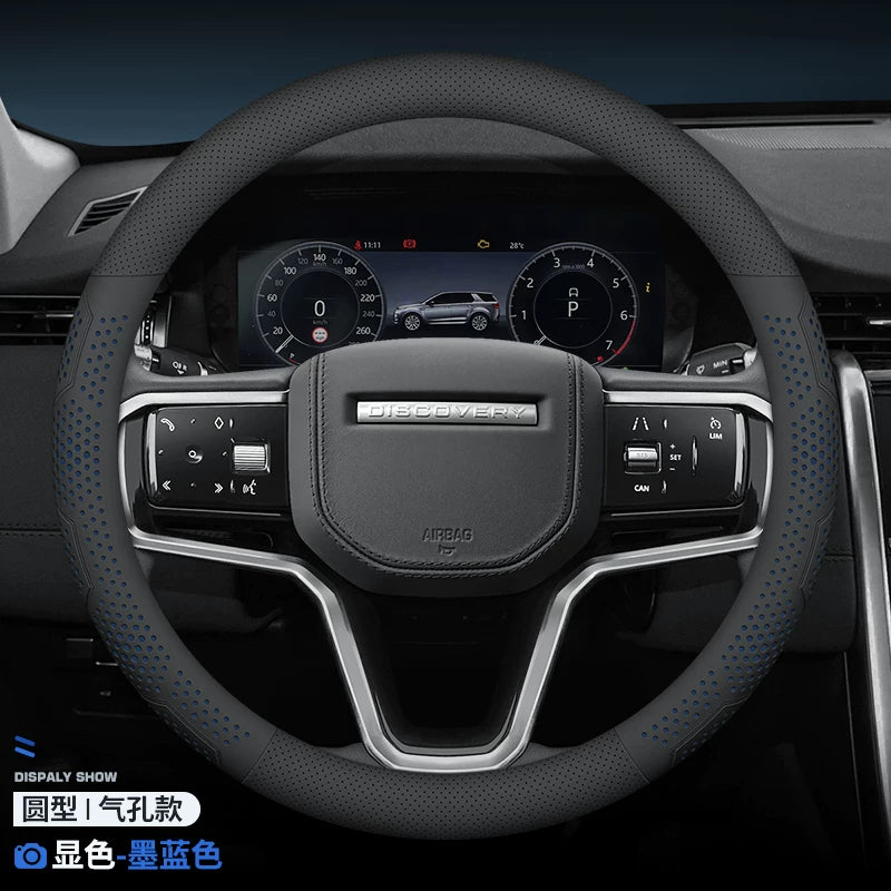 Additional product photo of Land Rover Defender, Range Rover & Discovery 5 Ultra-Thin Perforated Leather Steering Wheel Cover