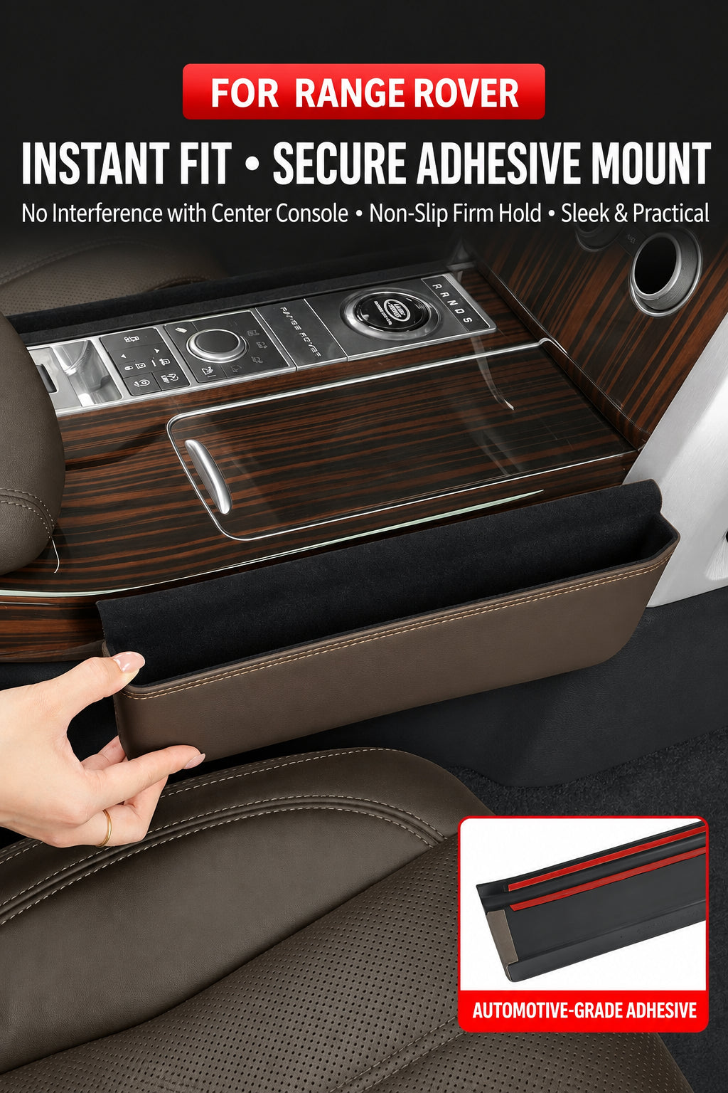 2013-2026 Range Rover Center Console Side Storage Box Organizer