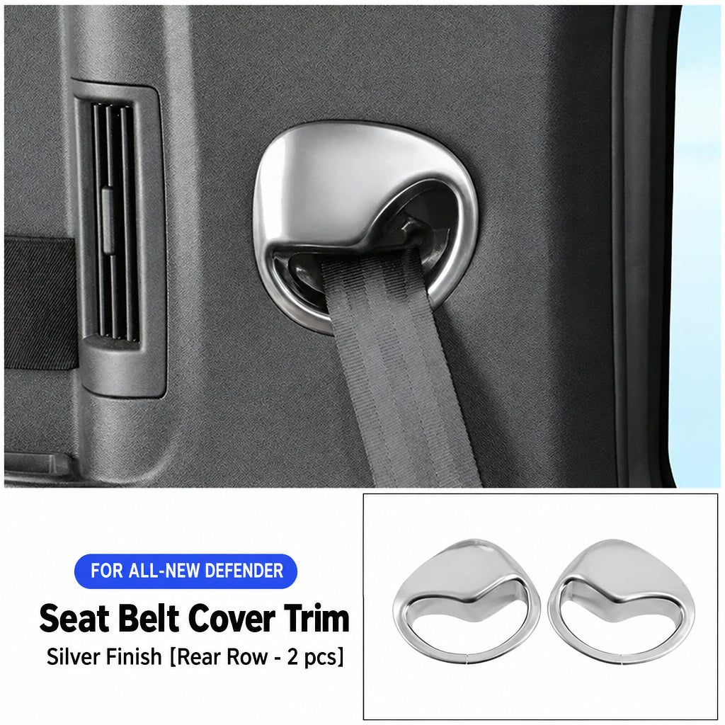 Compatible with 2020-2026 Defender 90/110/130 B-Pillar Seat Belt Decorative Cover Trim