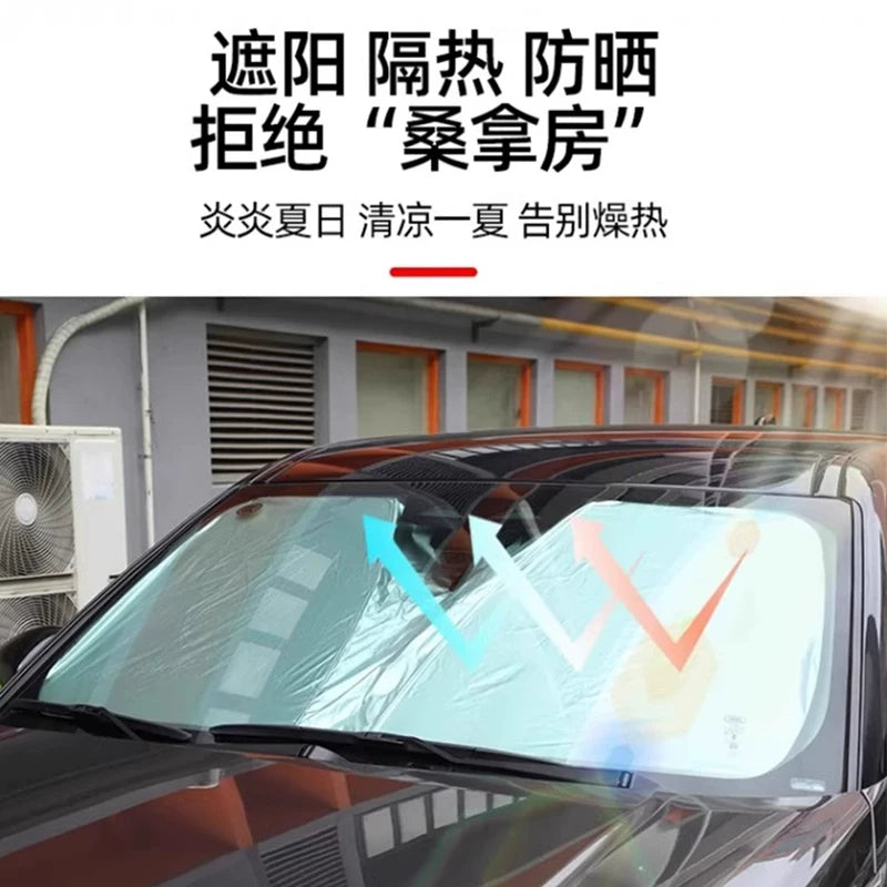 Compatible with Range Rover, Defender, Discovery Custom Front Windshield Sunshade Visor