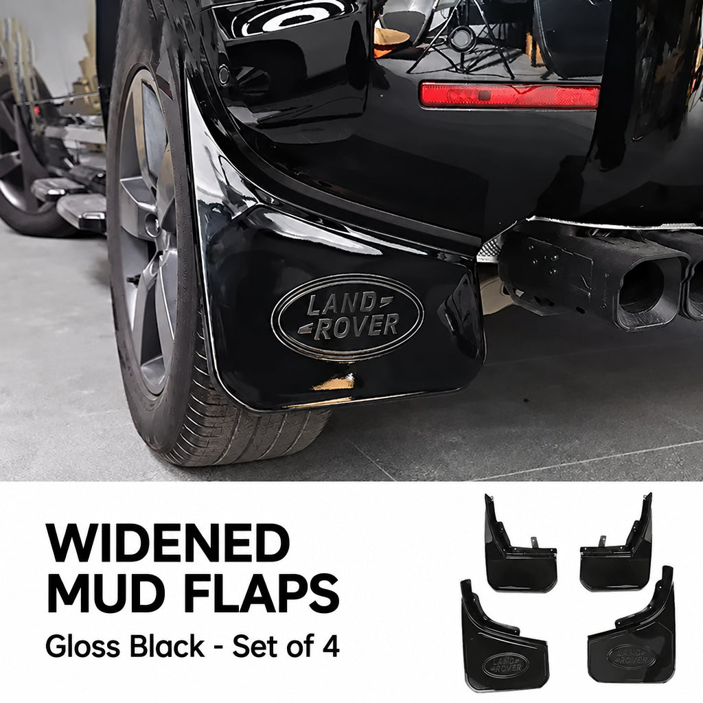 Compatible with 2020-2026 Defender 90/110/130 Front and Rear Mud Flaps Splash Guards
