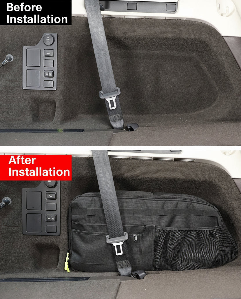 Before and after installation comparison