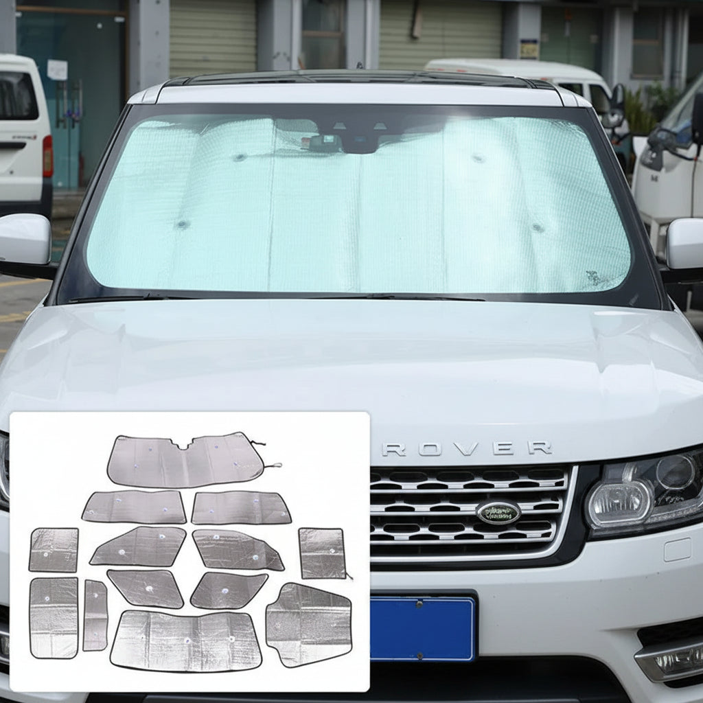 Additional product photo of Range Rover Full-Coverage Windshield & Side Window Sunshade Set (2013–2022)