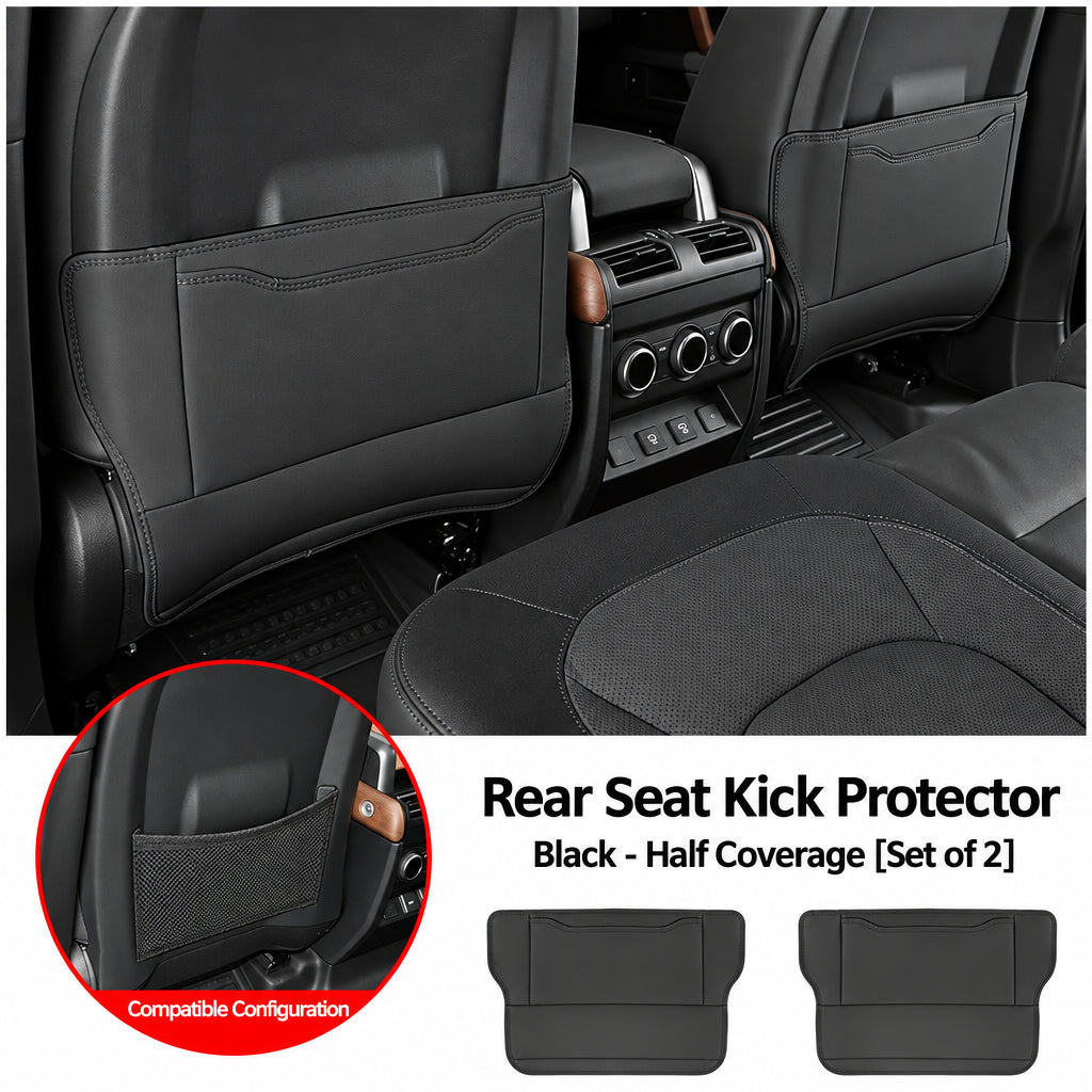 Compatible with 2020-2026 Defender 90/110/130 Seat Back Kick Pads