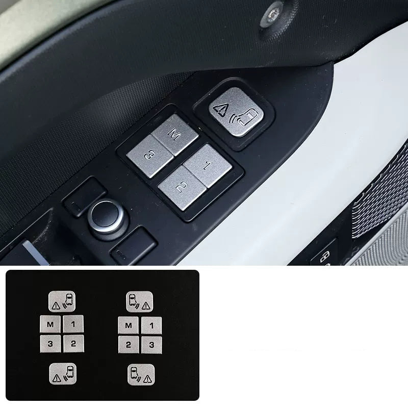 Additional product photo of Land Rover Defender 90/110/130 Overhead Sunroof Switch Button Decal Overlays (2020–2026)