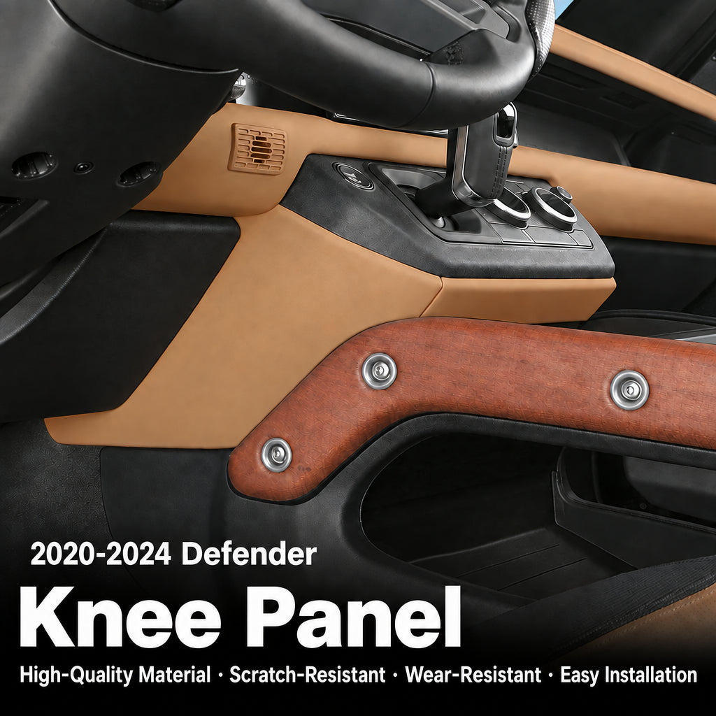 Compatible with 2020-2026 Defender 110/90 Console Knee Side Panels, Multiple Colors