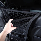 Product photo of Defender 90/110/130 Front Seat Back Storage Mesh Net Organizer (2020–2026)